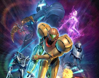 B2大 ポスター　メトロイドプライム　METROID PRIME B2大 ポスター メトロイドプライム METROID PRIME