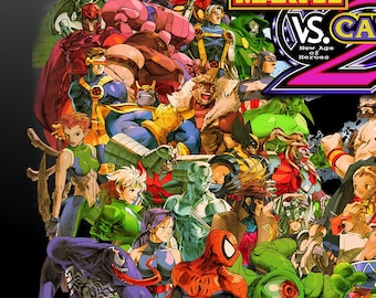 Marvel Vs Capcom Poster - Etsy Marvel Vs Capcom Poster - Etsy