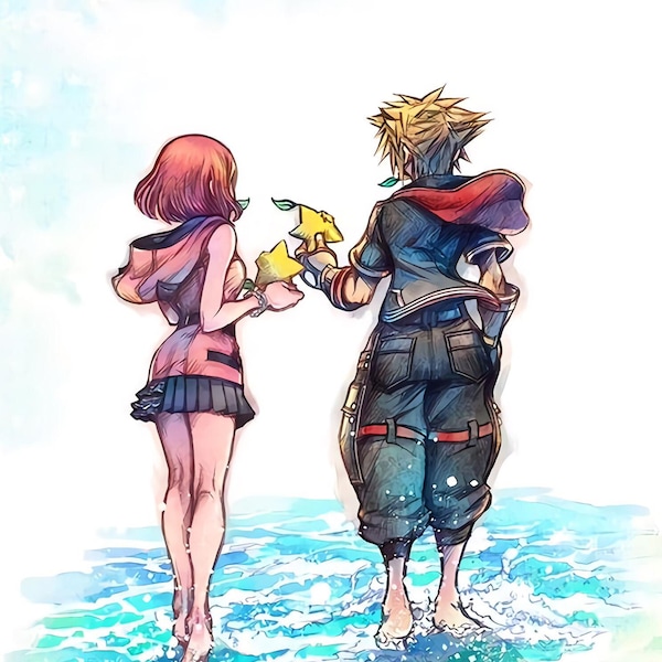 Kairi and Sora Poster