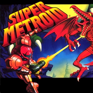 Super Metroid SNES Poster