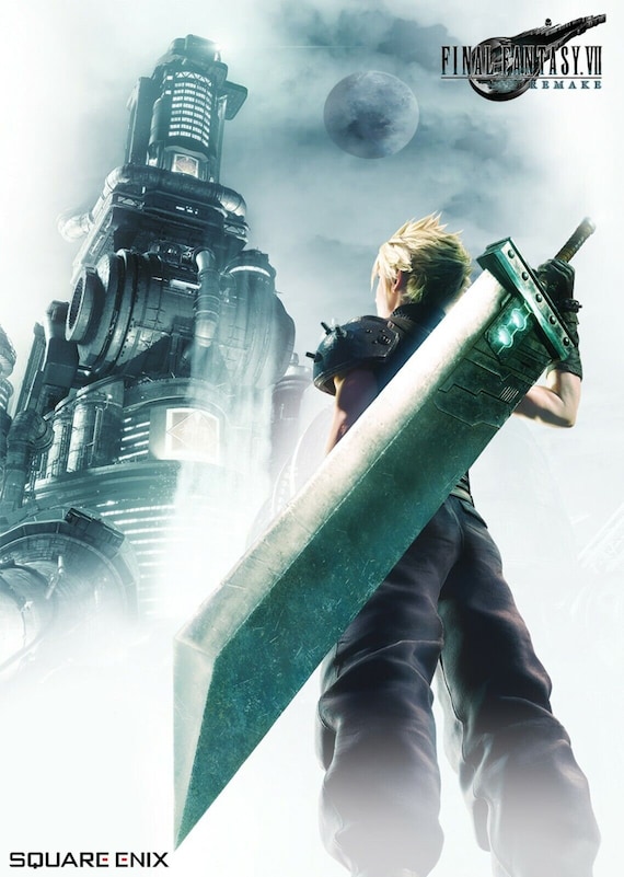 希少　ファイナルファンタジー ７　FFⅦ　REMAKE　販促ポスター Buy Final Fantasy VII (7) Remake Poster Online in India - Etsy