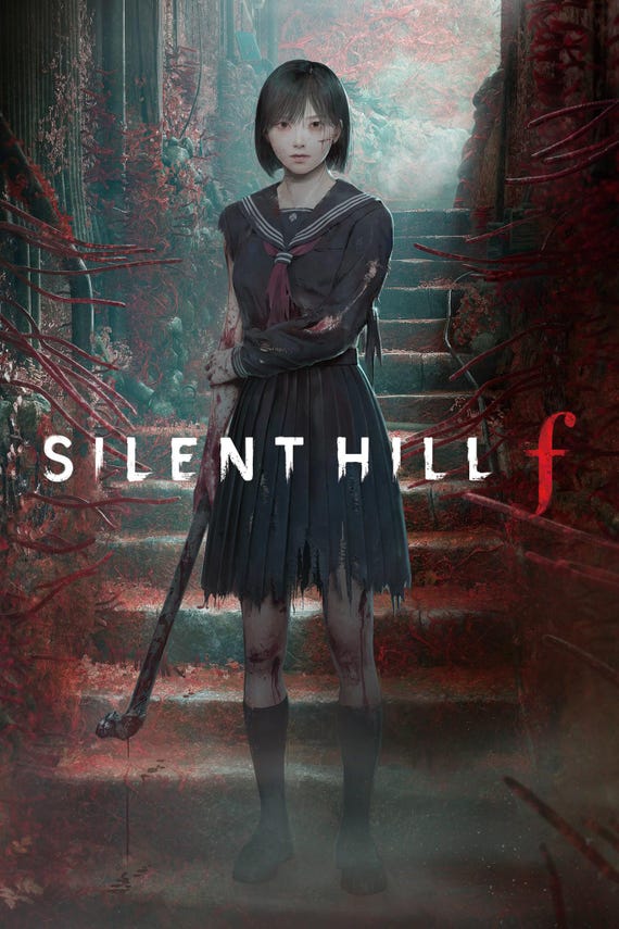 SILENT HILL f サイレントヒル　ポスター Silent Hill F Poster #1 - Etsy