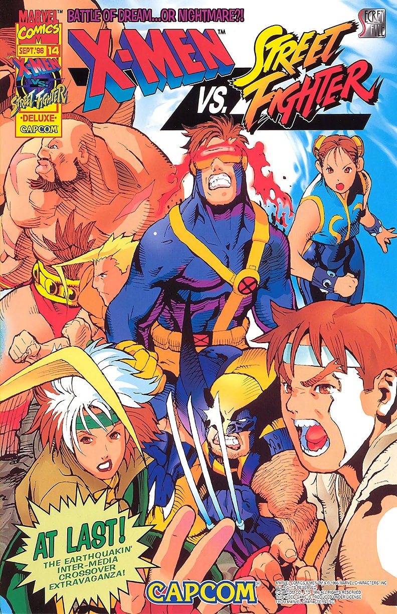 Xmen Vs Street Fighter Poster - Etsy