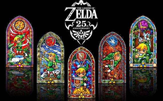 The Legend of Zelda 25th Anniversary Poster - Etsy
