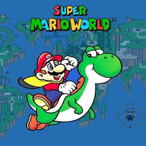 Super Mario World: World Map Poster