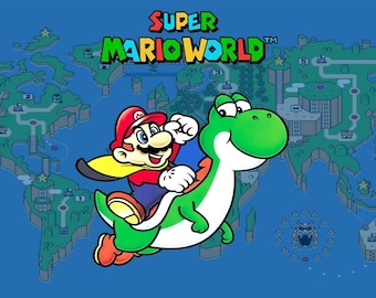 Super Mario World: World Map Poster