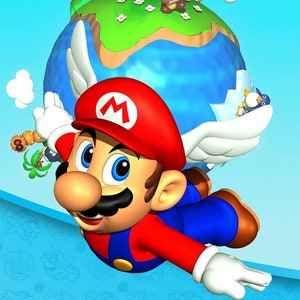 Super Mario 64 Poster