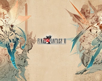Final Fantasy VI Poster, Video Game Poster - Etsy
