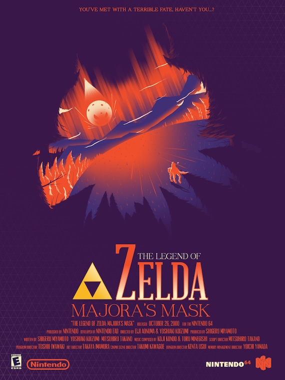 Legend of Zelda Majora's Mask Poster 