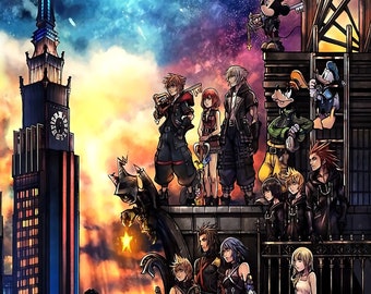 Kingdom Hearts 3 Poster - Etsy 日本