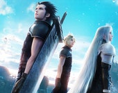 ポスター FINAL FANTASY.VII CRISIS CORE Poster2 FF Crisis Core Final Fantasy VII Reunion Poster #2 - Etsy
