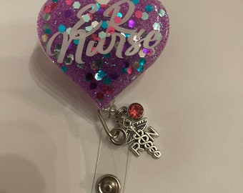 ER nurse badge reel