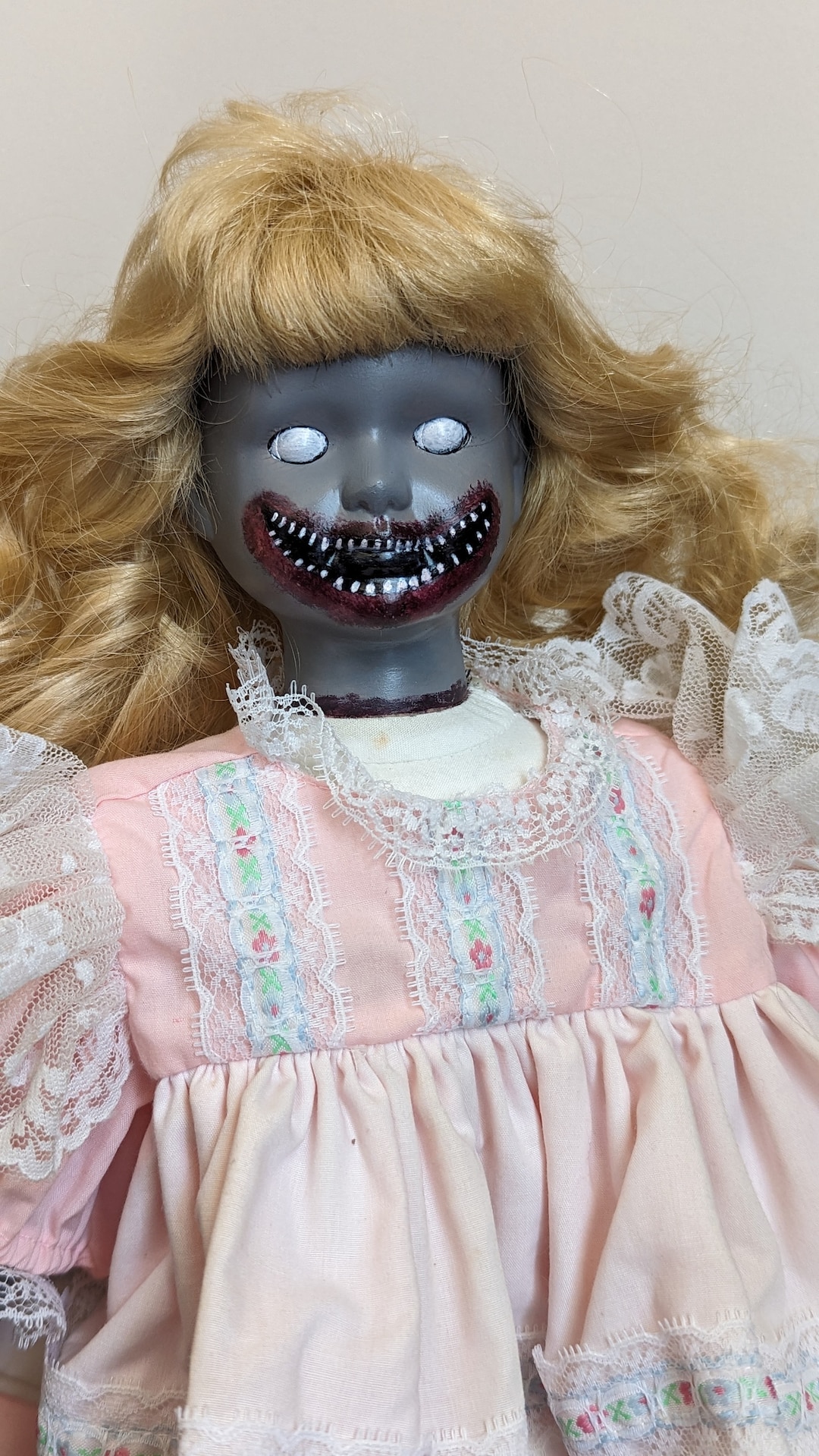 Scary Halloween Porcelain Doll Etsy
