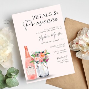 Bridal Shower Invite Template Pink Bridal Shower Printable Etsy Bridal Shower Invite Template Pink Bridal Shower Printable Etsy