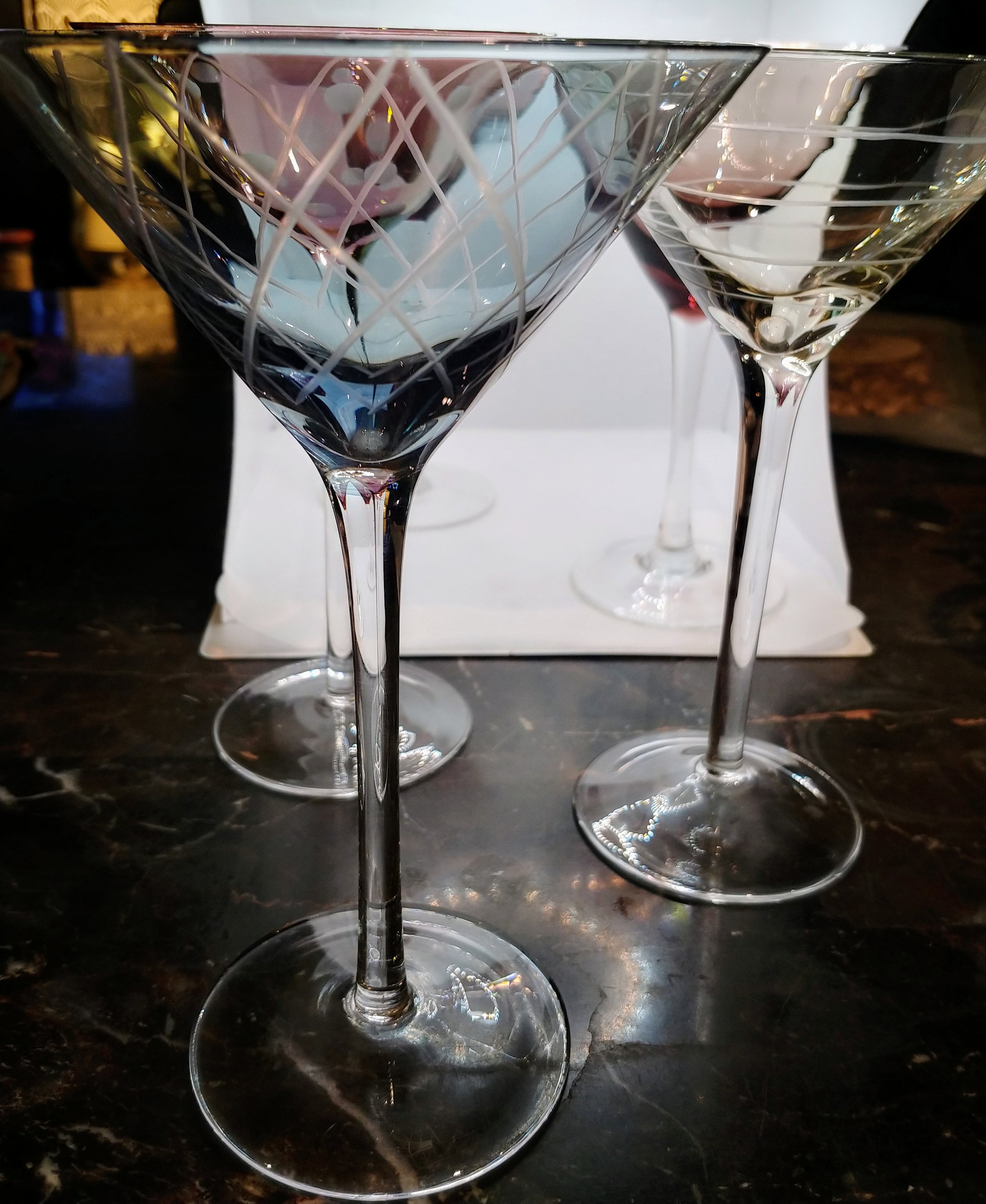 wookgreat Unique Martini Glasses, 8 oz Vintage Art Deco Coupe Glasses, Set  of 6 Classic Cocktail Gla…See more wookgreat Unique Martini Glasses, 8 oz