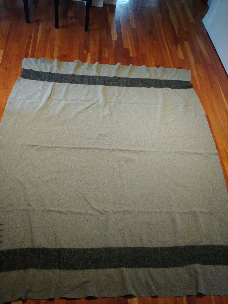 Vintage Trapper Point Eaton's of Canada Wool Blanket Made Etsy
