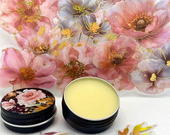 Perfume Sólido de Sândalo e Baunilha: Bálsamo de Fragrância Portátil