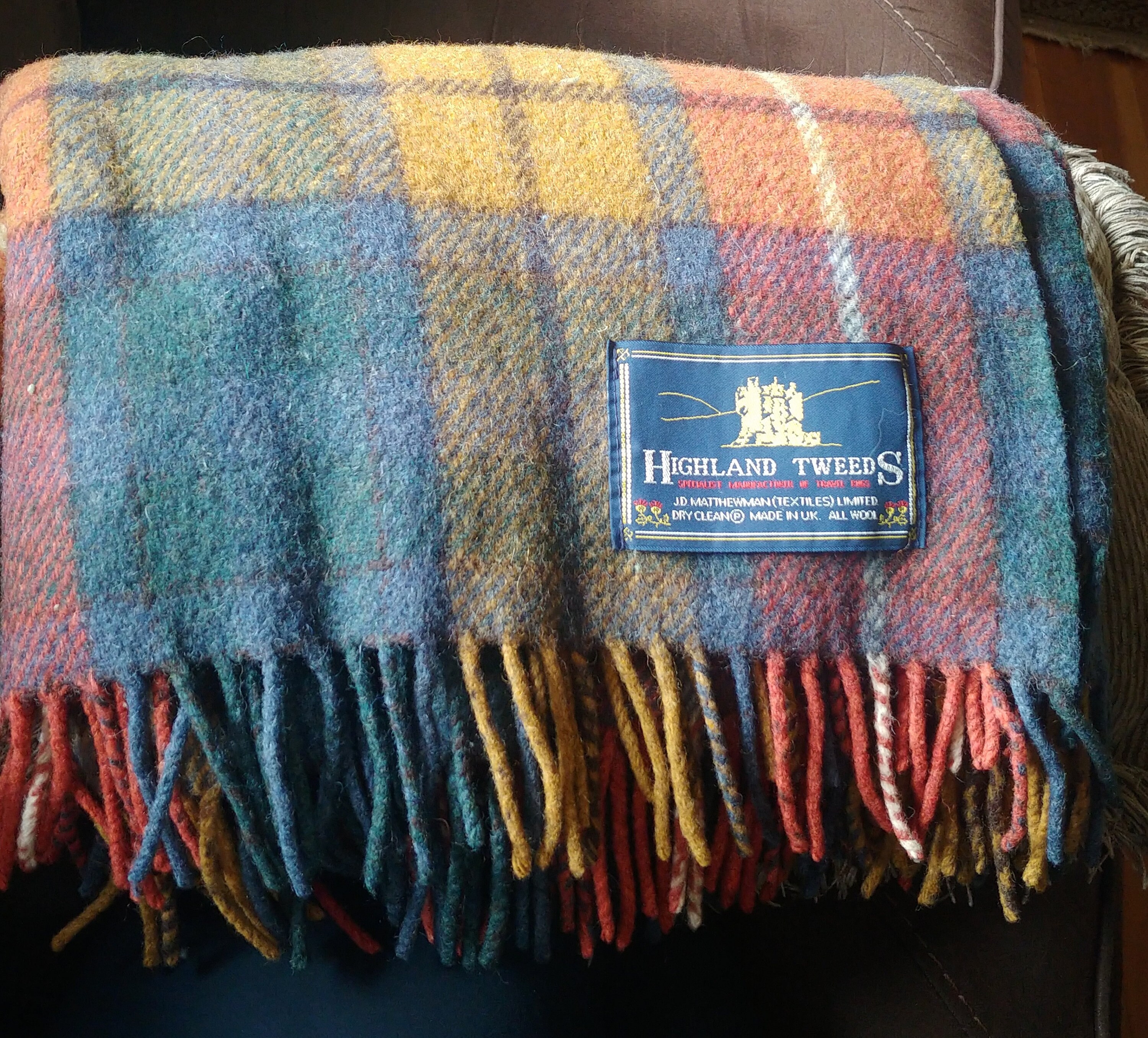 Highland tweeds blanket outlet