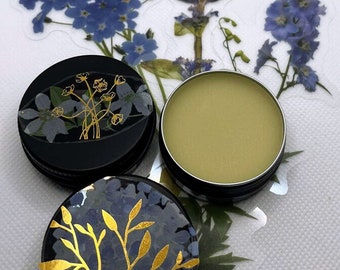 Bluebells solid perfume, Fragrance balm, Violet scent, portable perfume, natural ingredients, floral, unique gift idea