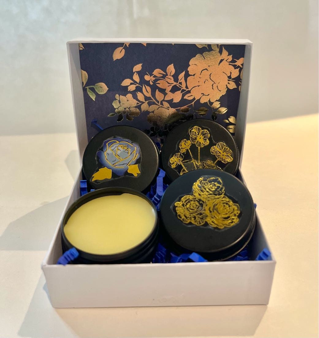 Solid Perfume Gift Box: Floral & Nature Scents