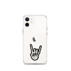 Skeleton "Rock Hand" Clear Case for iPhone®