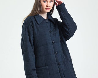 Unisex Winter Jacket| Patchwork | Patched Jacket With Inside Fleece | Handmade | Eco Friendly | Boho | Hippie |Long-sleeved| Spiritual