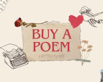acquista una poesia che scriverò per te | poesia personalizzata