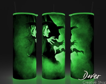 Wicked Witch Tumbler Design: Wizard of Oz Sublimation Wrap (PNG Digital Download)