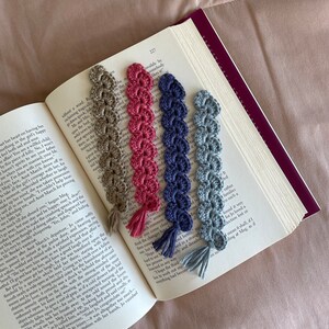 Handmade Crochet Bamboo Bookmark | Book Lover Gift