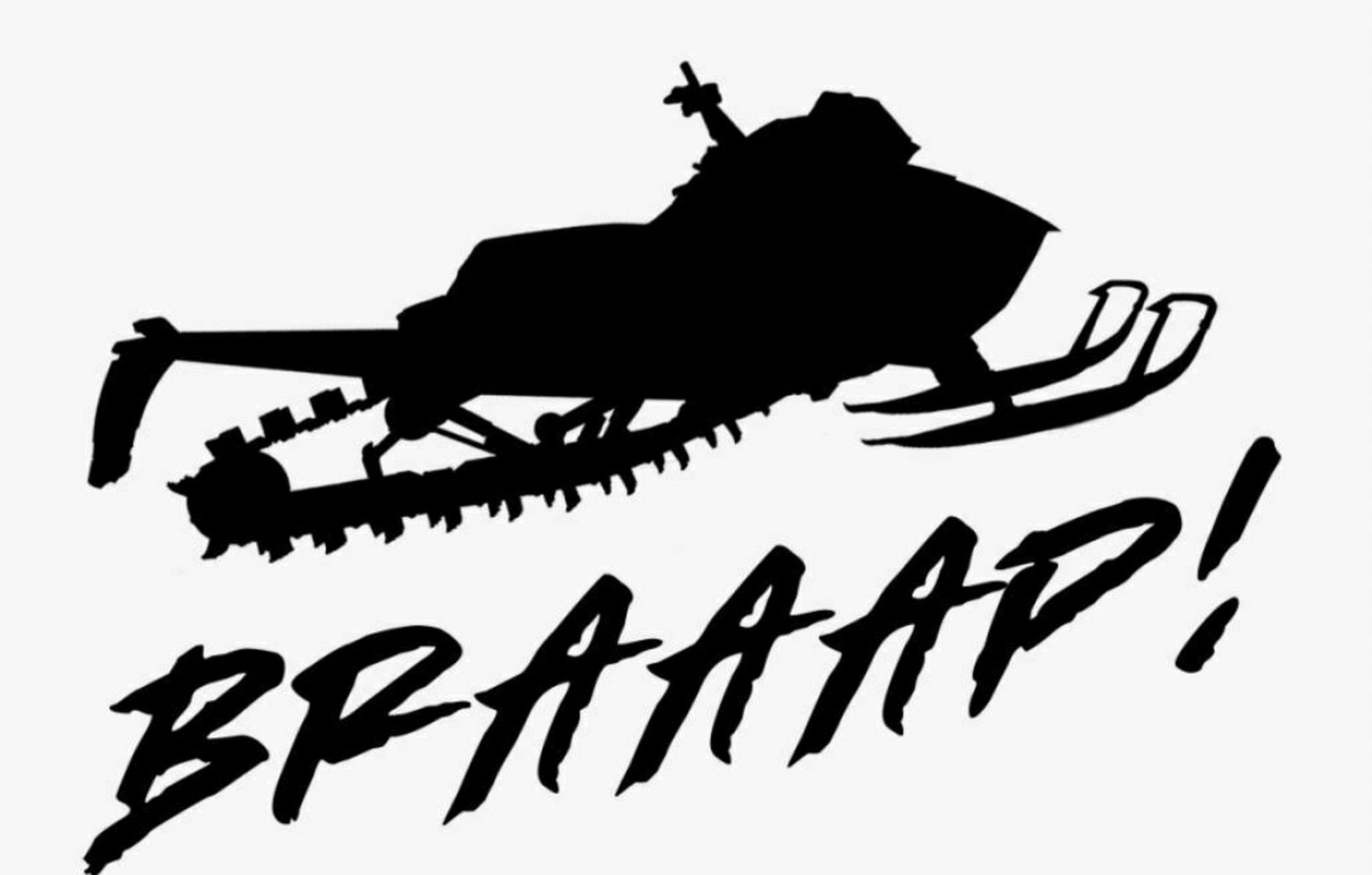 Snowmobile Braap Skidoo Sticker Vinyl Decal Autocollant Etsy Canada
