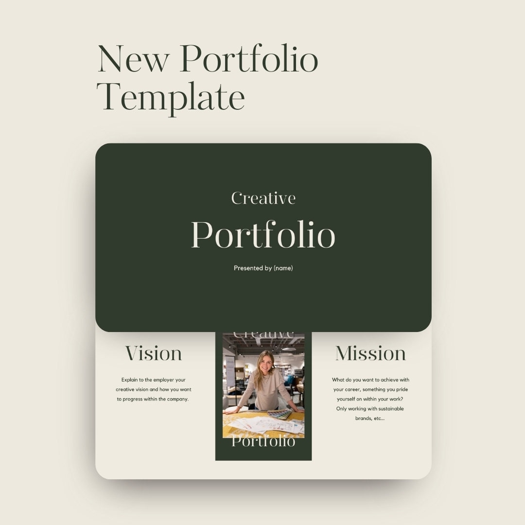 Creative Portfolio Canva Template - Etsy