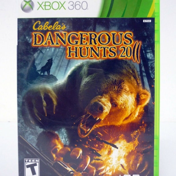 Cabela's Dangerous Hunts 11 | Video Game | Gamer Gift | XBox 360 Game | Action Role Playing RPG | First Person Shooter Game | Hunting Hunter