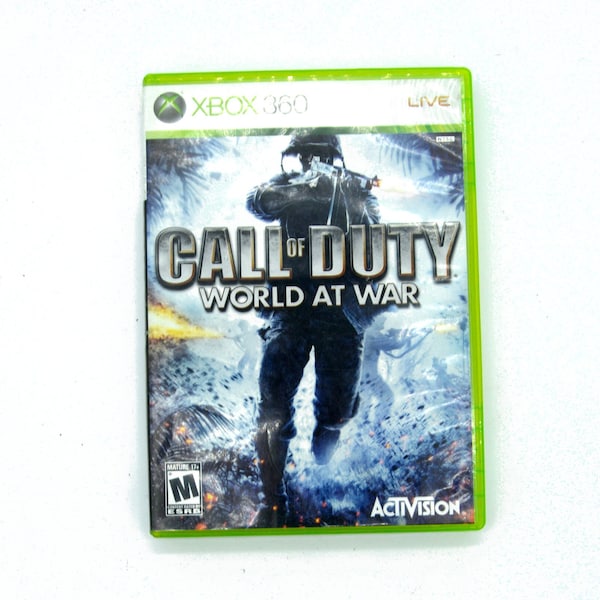 Call of Duty World at War | Video Game | Gamer Gift | XBox 360 Game | Action Role Playing RPG | First Person Shooter Game | Warcraft Warfare