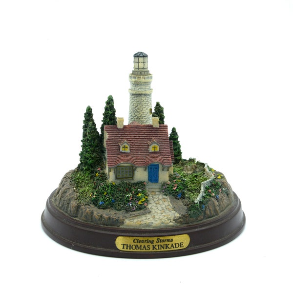 Guiding Light Collection by Hawthorne Village Clearing Storms | Limited Edition Collectable | Maine Gifts | Thomas Kinkade Lighthouse