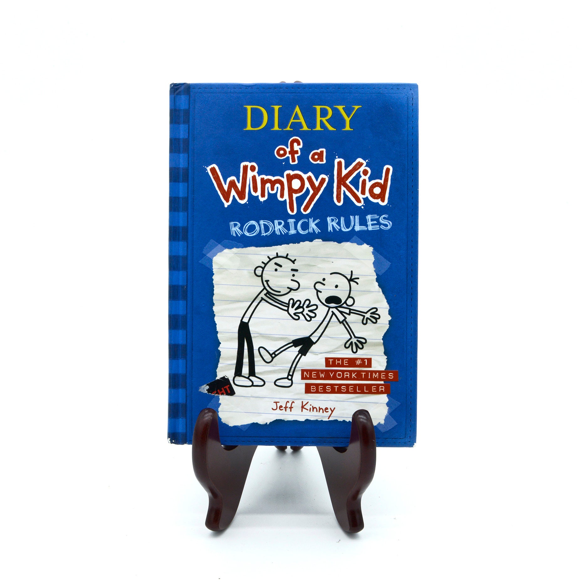 Diary of A Wimpy Kid Rodrick Rules Hardcover Jeff Kinney - Etsy