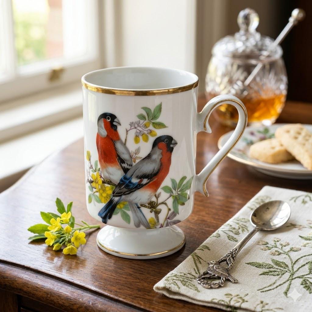 Bone China Stem Rose - Etsy
