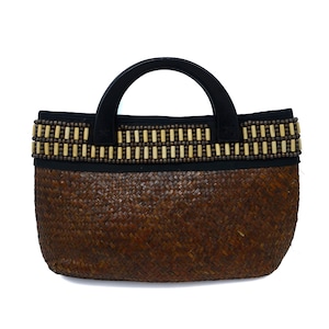 St Johns Bay Gewebte Geldbörse, Perlen Seegras Tote, Boho Cabincore Handtasche, lässige Sommersommertasche, Naturfaser Korb Geldbörse, Resort Wear