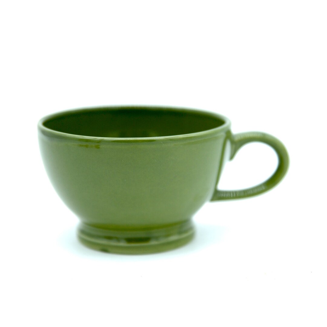 Lovely Green Ceramic Tea Cup Tea Cups Gift Minimalist Kitchen Dining