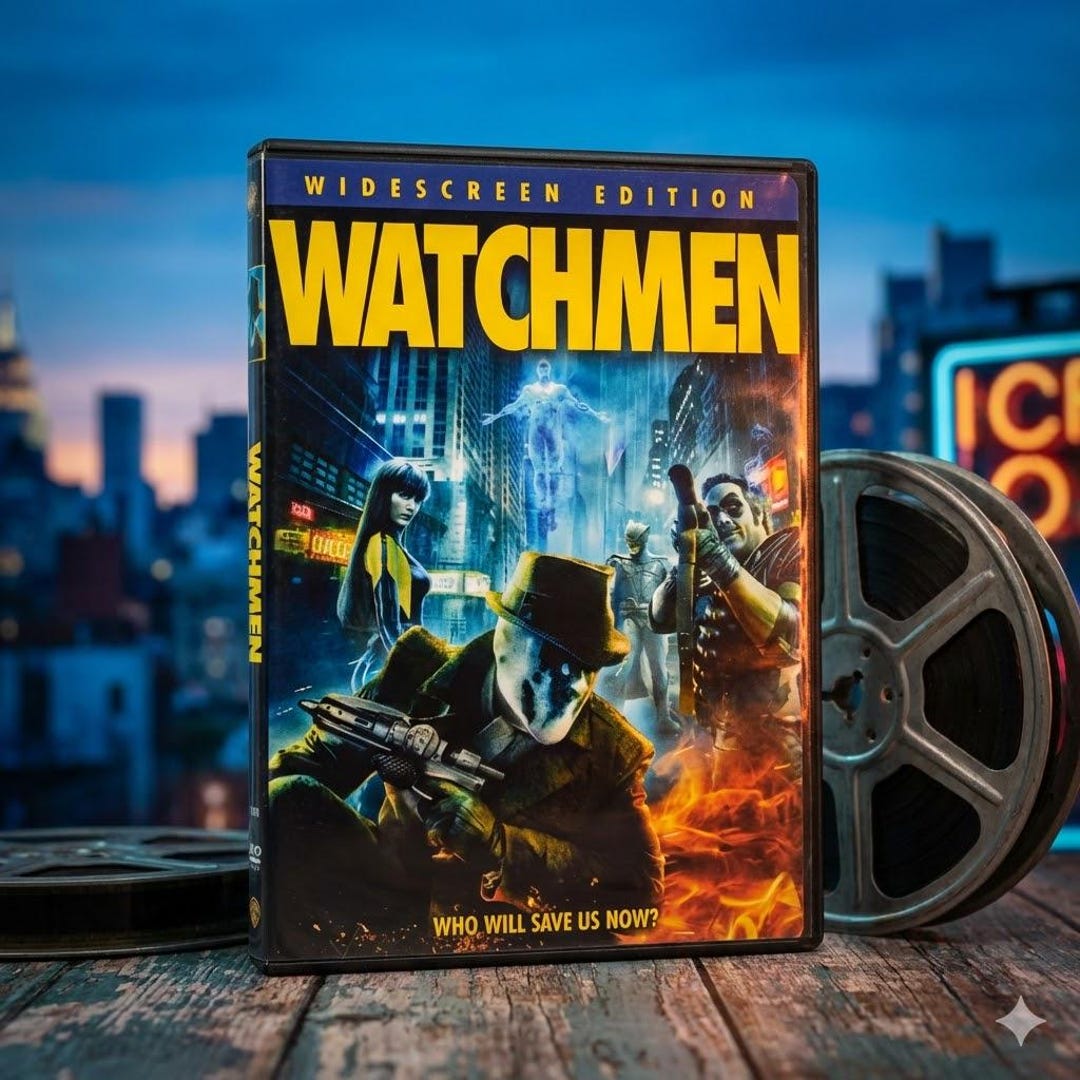 Watchmen DVD Movie, Superhero Action Film, DC Comics Movie