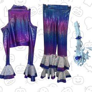 Children's abba fancy dress costumes clearance