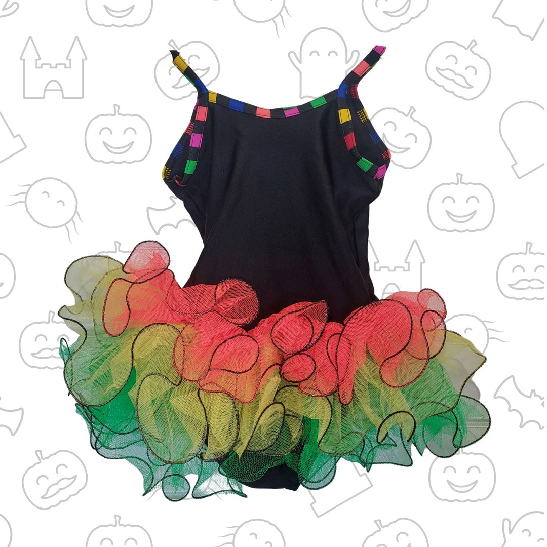 Black Leotard Tutu Dress Children's Fancy Costume Etsy