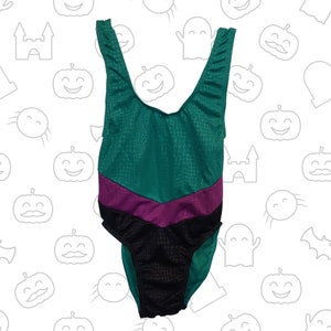 Green/Purple Swimwear Leotard Gymnastics Children&#39;s Costume