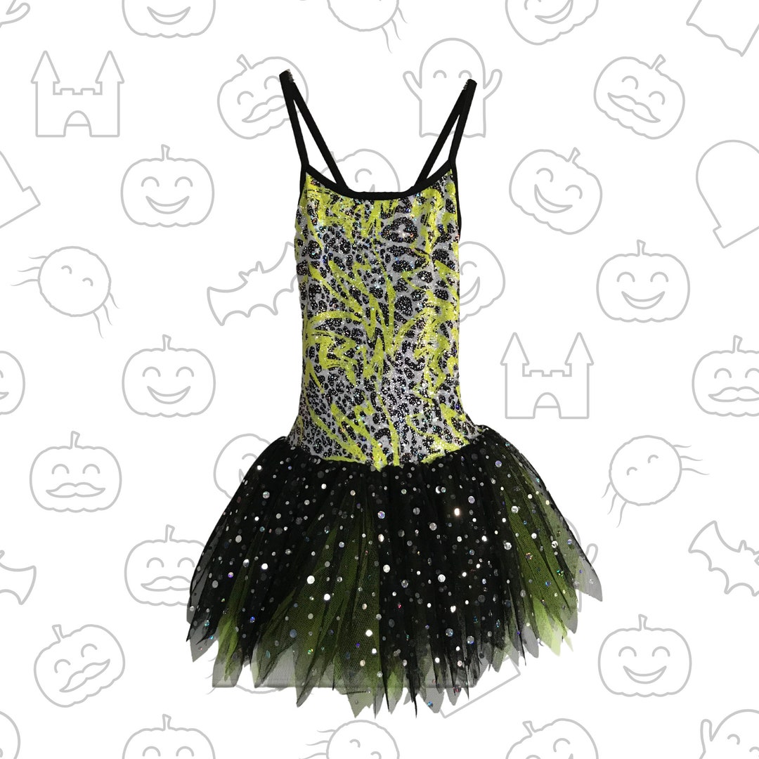 Yellow Animal Sparkle Tutu Leotard Dress Children's Etsy UK