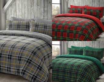 Scottish Tartan Campbell Ancient Clan Crest Badge Duvet Cover Bedding Sets with 2 Pillowcases For Adults King Queen Full Twin California King Sizes 