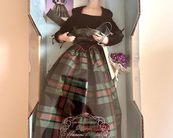 Franklin Mint Diana Princess of Wales Plaid Dress - Etsy UK