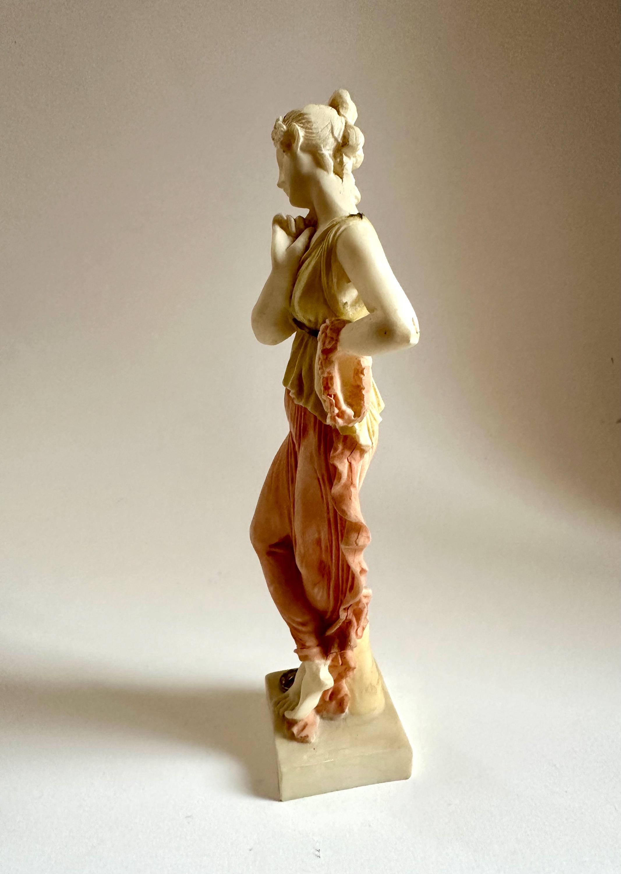 古代ギリシャの女性コレの小さな彫像彫刻 - Etsy 日本