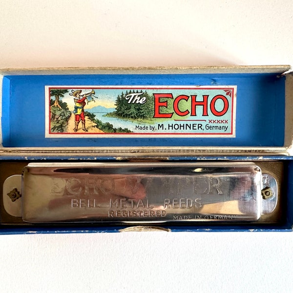 The Echo harmonica Made by M.Hohner in Germany