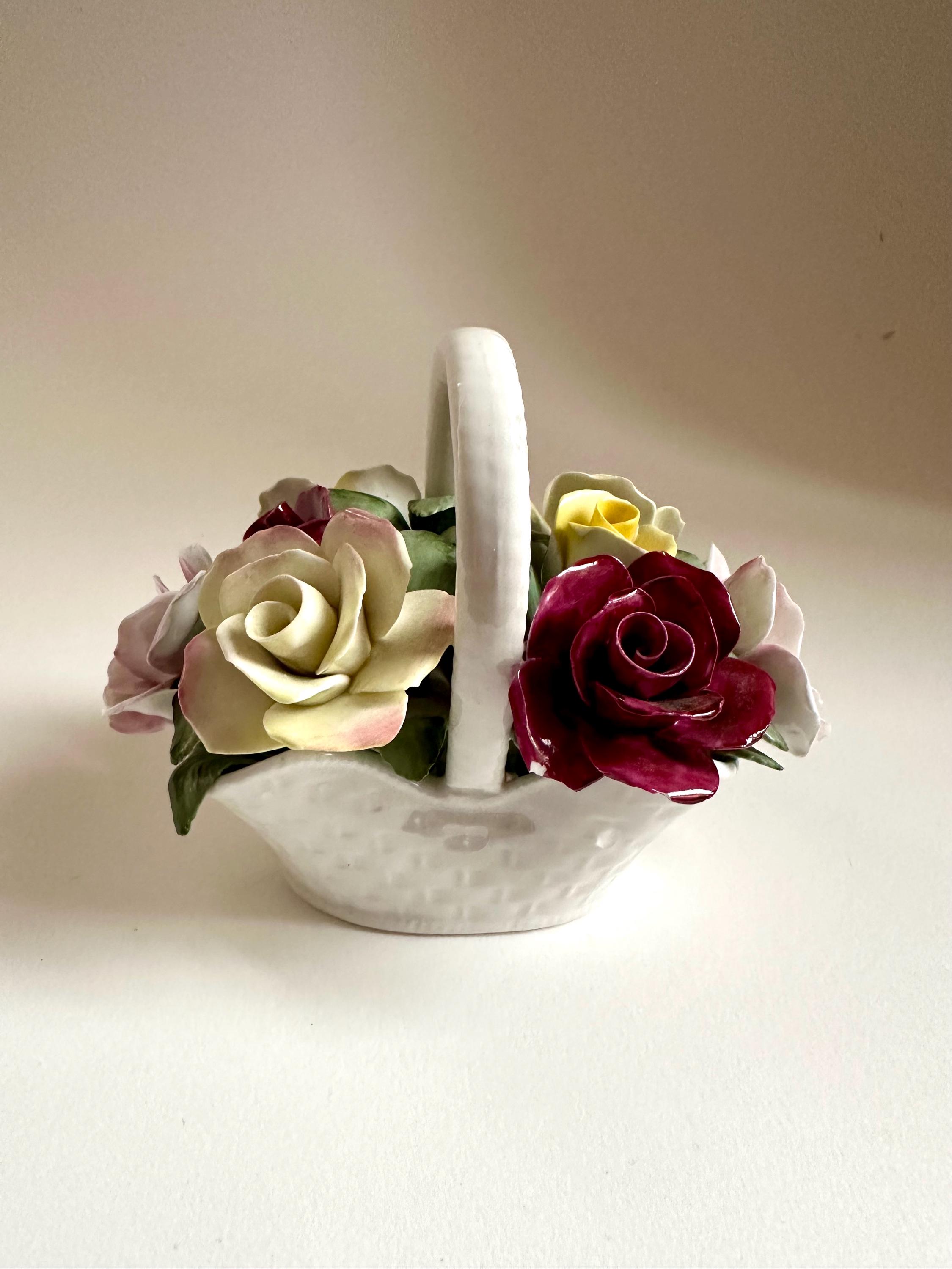 b 英国製E STRATFORD 陶器製バラ 花置物 オブジェ ギフト b 英国製e stratford 陶器製バラ 花置物 オブジェ ギフト