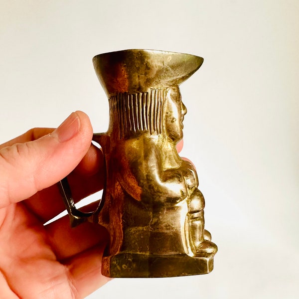 Vintage/Antique Brass Toby Jug