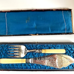 Vintage Epns Fish Knives - Etsy